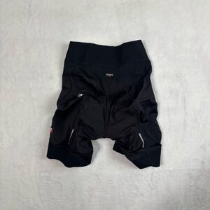 VTG Giordana Ride Lit Black Cycling Shorts Size Small Activewear